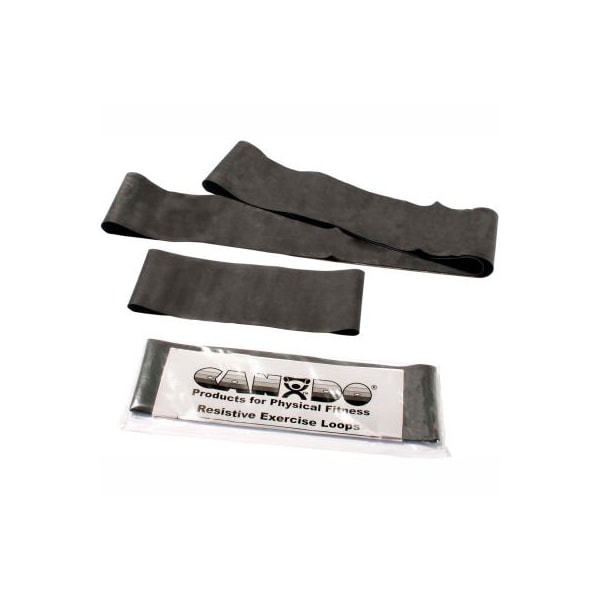 Fabrication Enterprises CanDo Exercise Band Loop Exerciser, 3 Size Set -10", 15", 30"), Black 1441157 - main